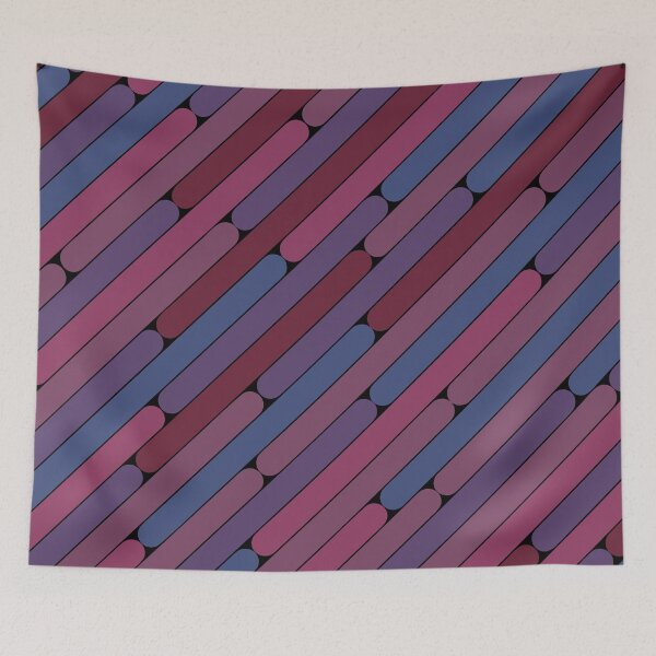 Item preview, Damson Color Diagonal Pattern designed and sold by MagicSpread.