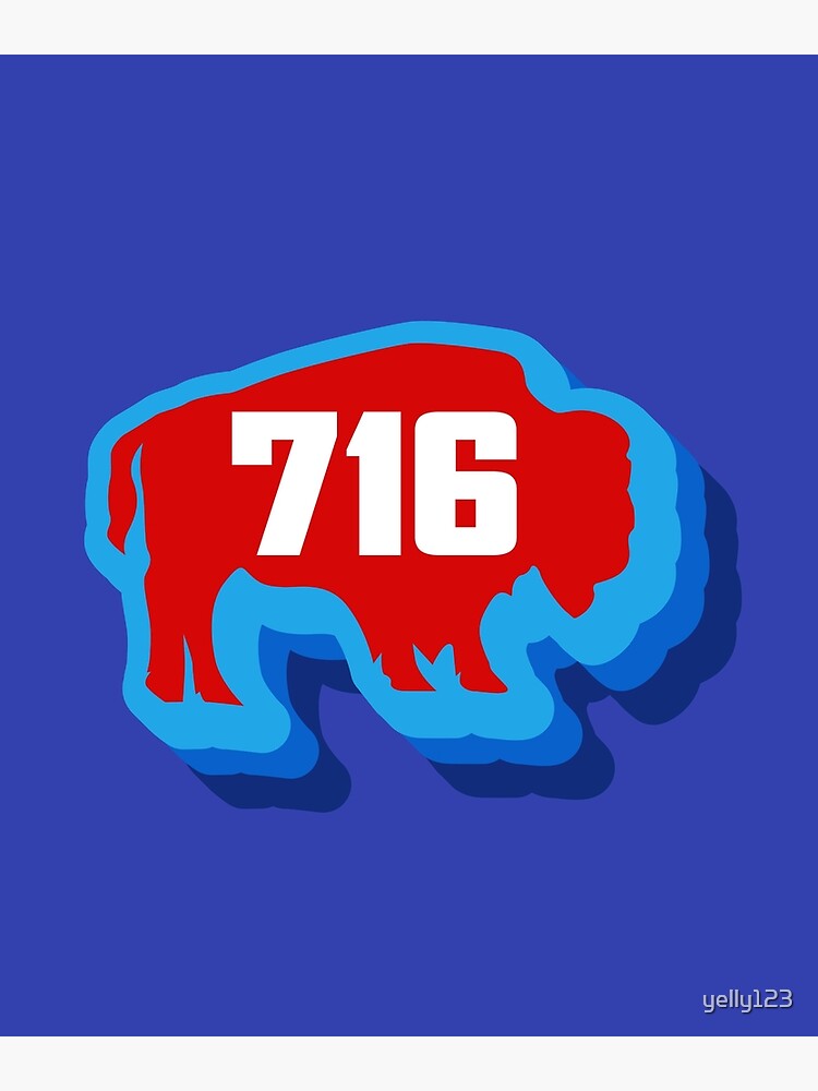 716 Sticker for Sale by NovaTees