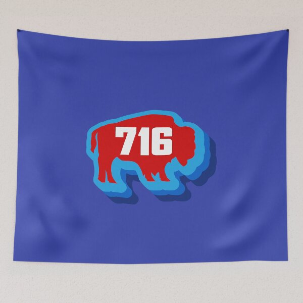 Aperçu de l'œuvre Buffalo 716 Buffalo New York WNY Rétro Vintage Buffalo NY créée et vendue par yelly123.