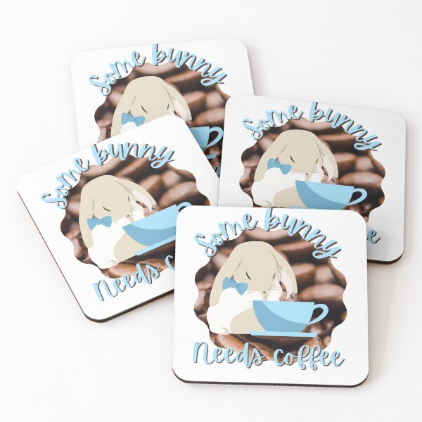 Item preview, Some bunny needs coffee designed and sold by BirdieMama.