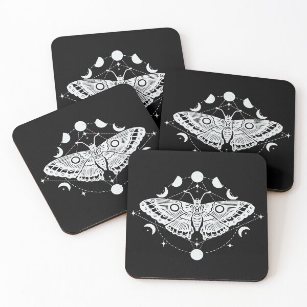 Item preview, Moth design - White designed and sold by xeeru.
