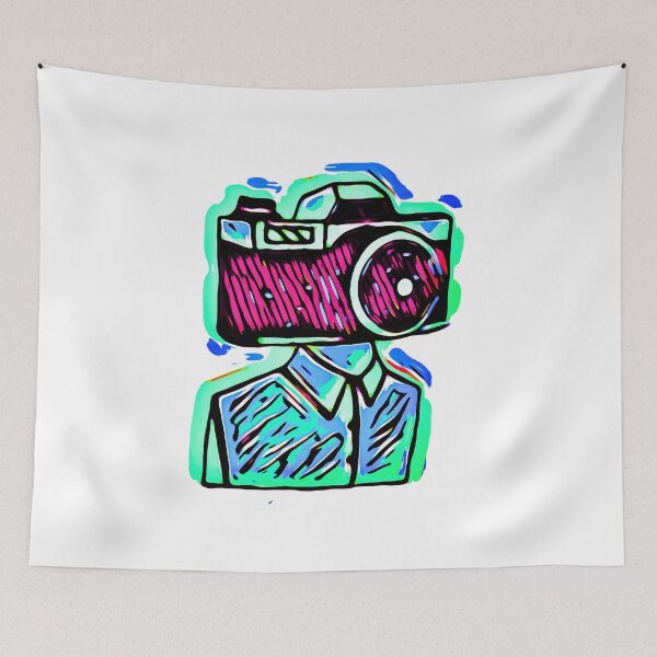 Item preview, Camera Man Blue and Pink designed and sold by Lunhai.