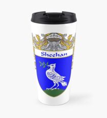 Sheehan Coat of Arms / Sheehan Family Crest Travel Mug