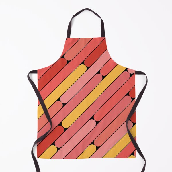 Item preview, Grapefruit Color Diagonal Pattern designed and sold by MagicSpread.