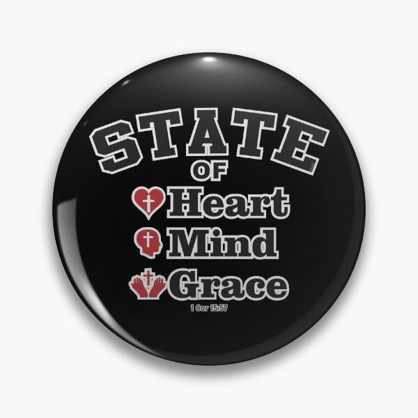 Item preview, STATE OF HEART MIND GRACE Bible Christian Inspired Design designed and sold by ej-sulu.