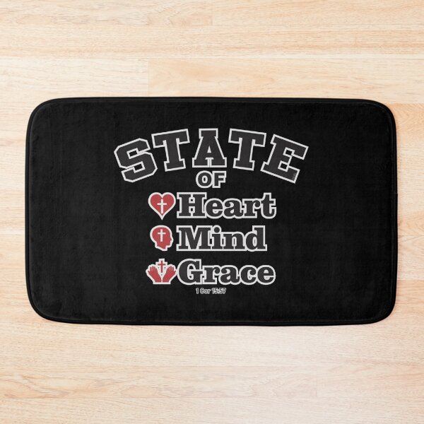 Item preview, STATE OF HEART MIND GRACE Bible Christian Inspired Design designed and sold by ej-sulu.