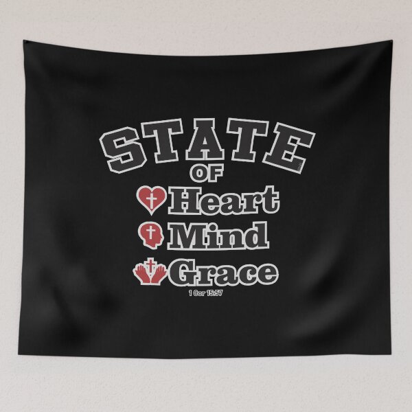Item preview, STATE OF HEART MIND GRACE Bible Christian Inspired Design designed and sold by ej-sulu.