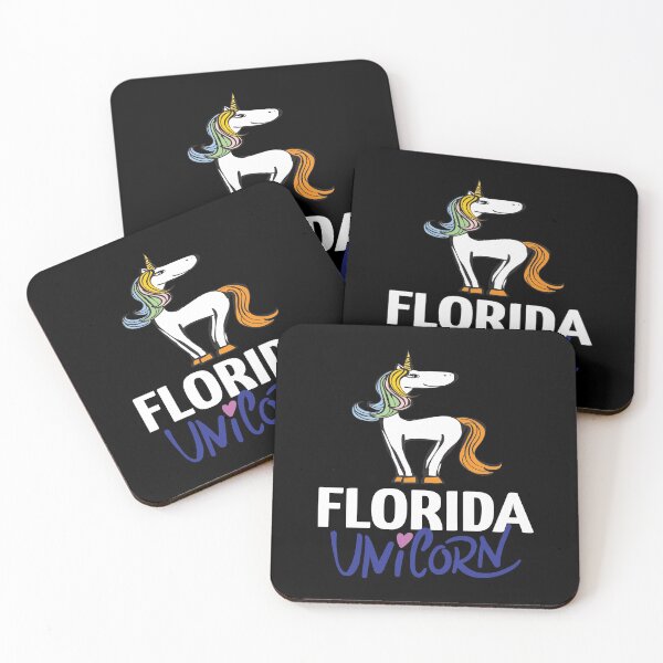 Item preview, Florida Unicorn Cartoon designed and sold by ProjectX23.