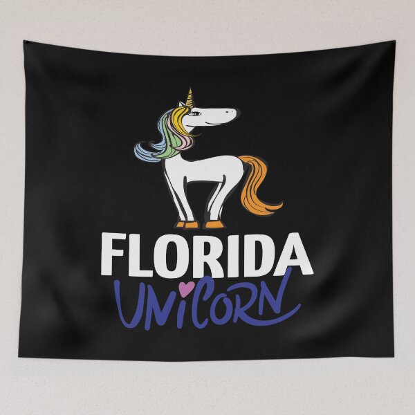 Item preview, Dibujos animados de unicornio de Florida designed and sold by ProjectX23.