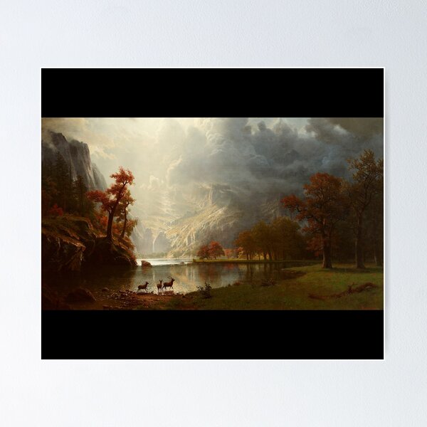 Item preview, Sierra Nevada Morning - Albert Bierstadt designed and sold by 2Girls1Shirt.