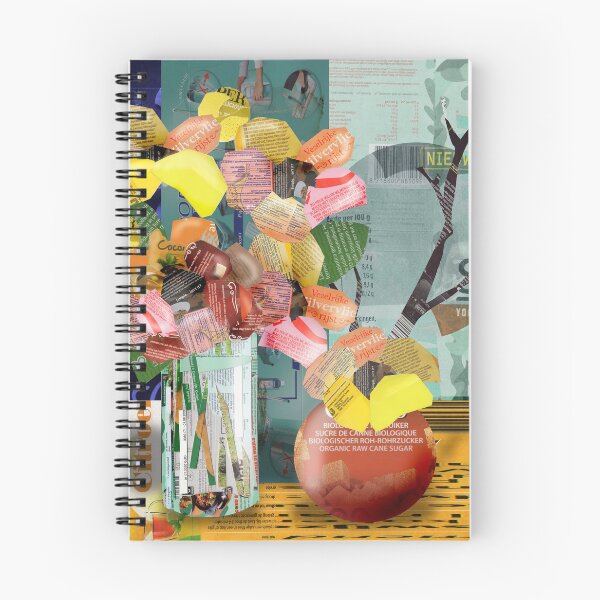 Item preview, Spring in yellow and pink and waste paper designed and sold by Ruud van Koningsbrugge.