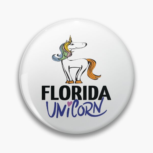 Item preview, Florida Unicorn Cartoon designed and sold by ProjectX23.
