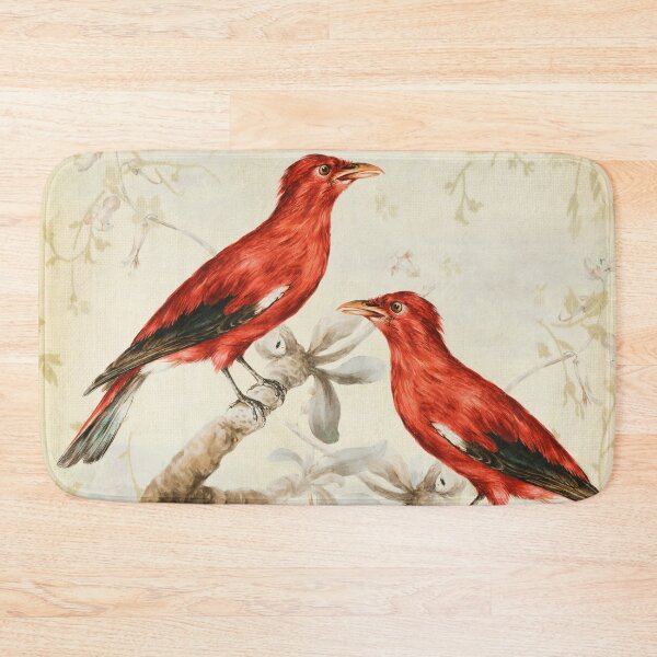 Item preview, Red Crested Bird designed and sold by LeAllureVintage.