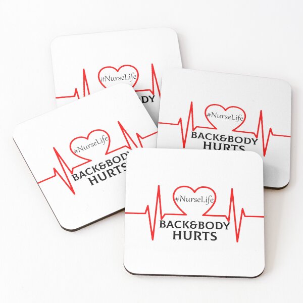 Item preview, Back And Body Hurts Nurse Life designed and sold by Marko Stevic.