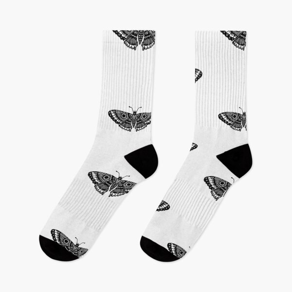 Item preview, Moth design - Black designed and sold by xeeru.