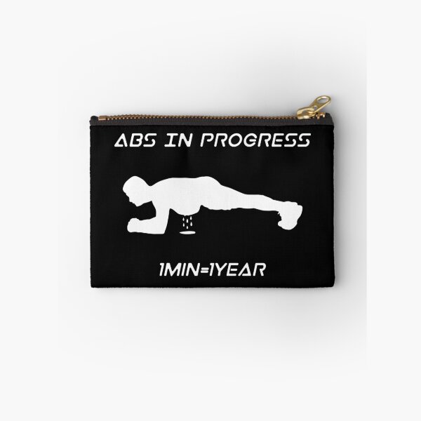 Item preview, Abs in progress, plank 1minute 1 year designed and sold by KomaVisuals.