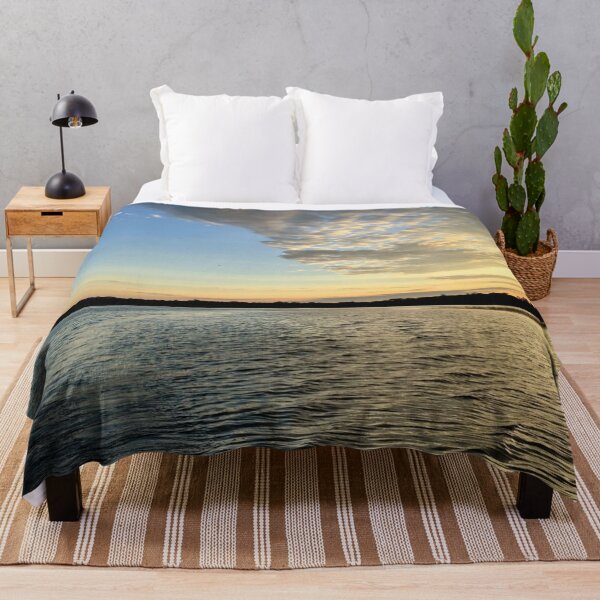 Item preview, Lake cloudy sunset designed and sold by BirdieMama.