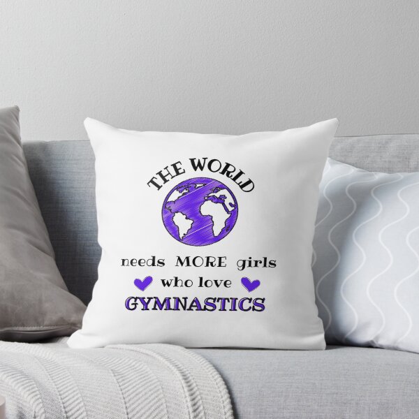 Item preview, The world needs more girls who love gymnastics designed and sold by TheGreenGoat.