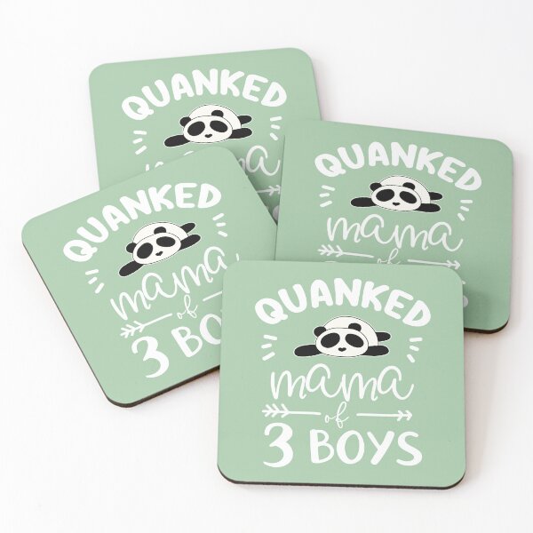 Item preview, Quanked Mama of 3 Boys - Sage Green designed and sold by GrimButterfly.
