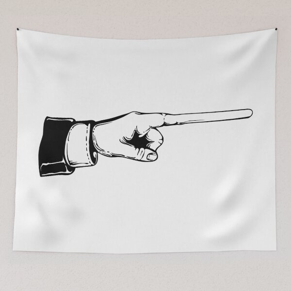 Item preview, Very long forefinger pointing aside designed and sold by siloto.
