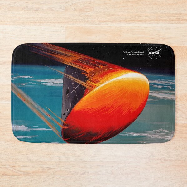 Item preview, Apollo 8 command module in re-entry - 1968 Concept Art designed and sold by arthook.