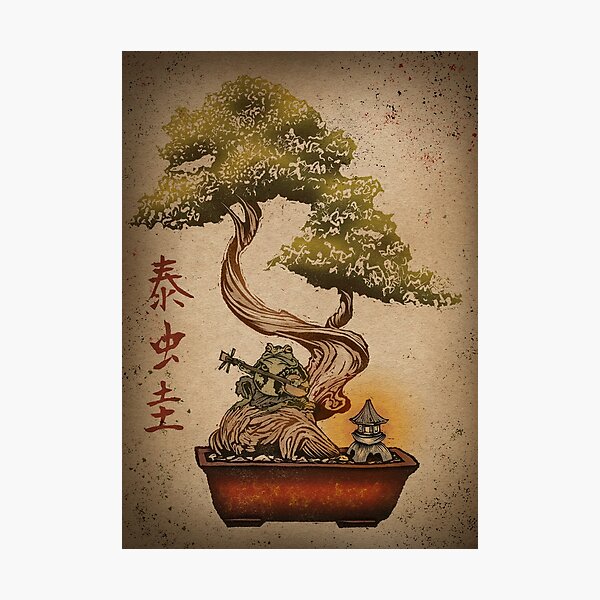 Item preview, Bonsai Frog  designed and sold by Littlebadwren.