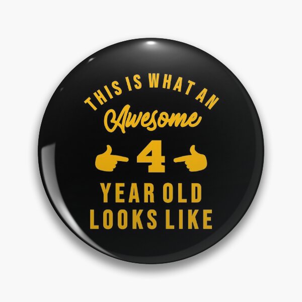 Item preview, This Is What An Awesome Four Year Old Looks Like designed and sold by Gift For You.