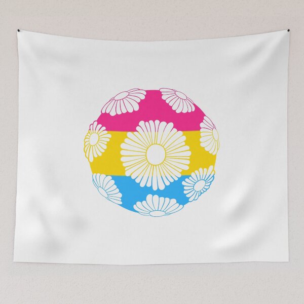 Item preview, Pansexual Flag Daisy Globe designed and sold by everything4eva.