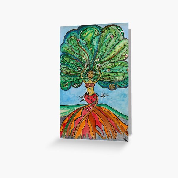 Albero Dea Greeting Card