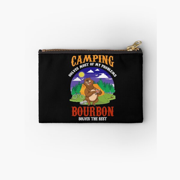 Item preview, Camping Solves Most Of My Problems Bourbon Solves The Rest designed and sold by Dressed For  Duty.
