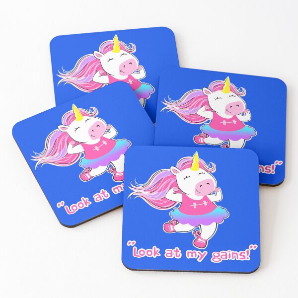 Item preview, Gym Gains Fitness Unicorn designed and sold by Tim Addison.