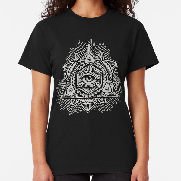 Sacred Trinity Eye BW Classic T-Shirt