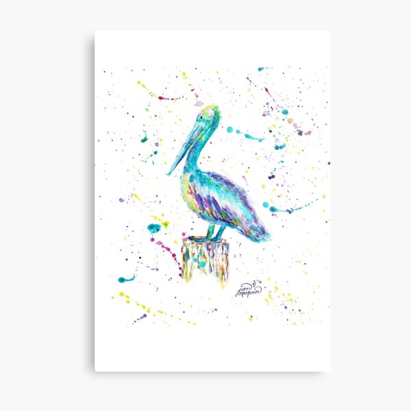 Pelican by Jan Marvin Metal Print
