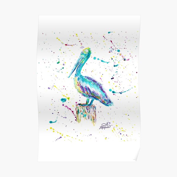 Pelican by Jan Marvin Poster