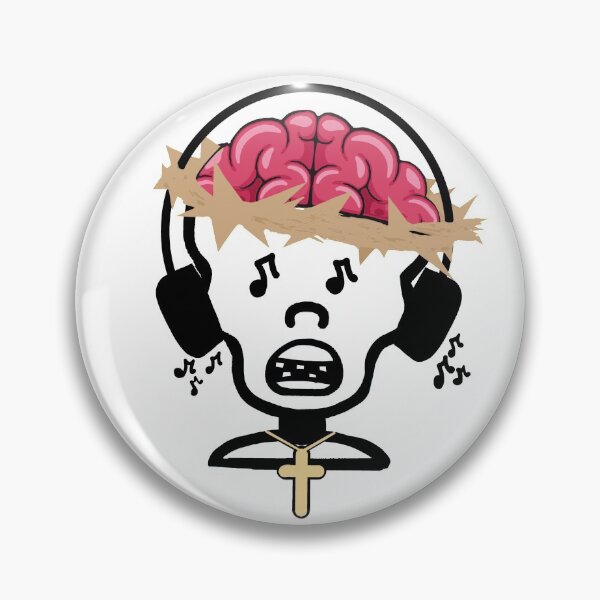 Item preview, Zombie Jesus Music Eyes with Black Headphones designed and sold by TheTrueOne.