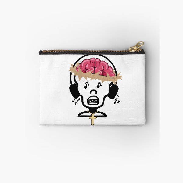 Item preview, Zombie Jesus Music Eyes with Black Headphones designed and sold by TheTrueOne.