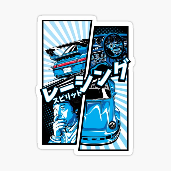 RWB 993 Manga style Sticker