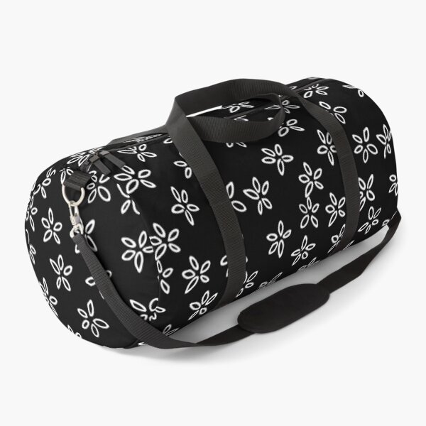 Little White Flowers Duffle Bag
