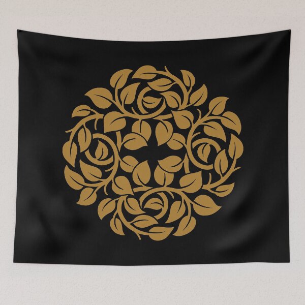 Item preview, branch gold leaves designed and sold by artomazo.