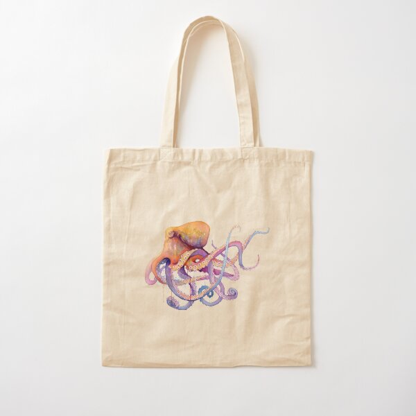 Octopus II Cotton Tote Bag