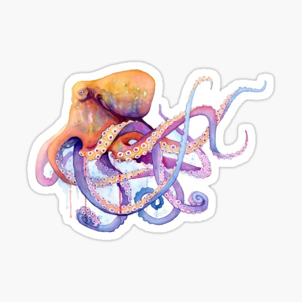 Octopus II Sticker
