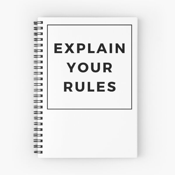 Item preview, Explain Your Rules Birthday designed and sold by Fioranoclthing.