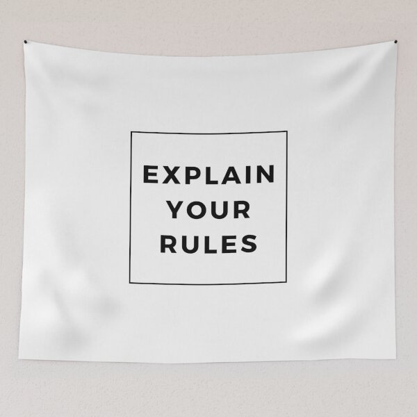 Item preview, Explain Your Rules Birthday designed and sold by Fioranoclthing.