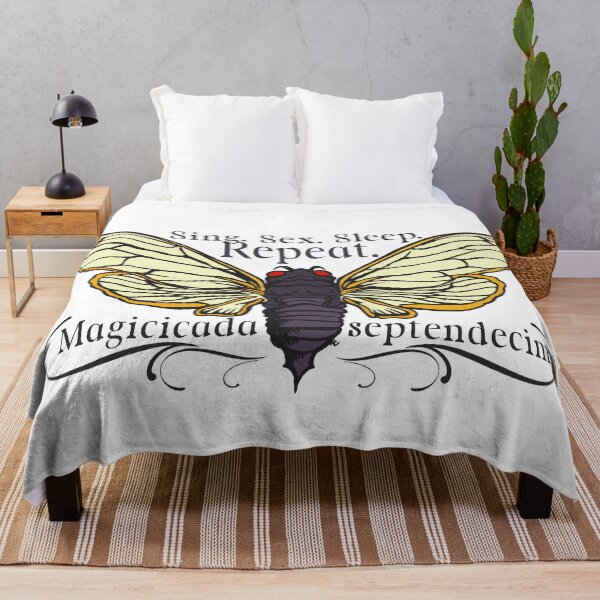 Item preview, Sing Sex Sleep Repeat - Cicada Life Cycle - Specimen designed and sold by The White Bat.