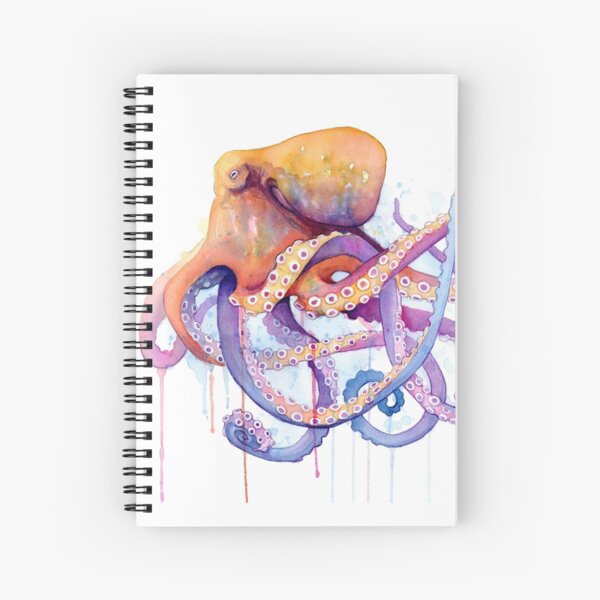 Octopus II Spiral Notebook