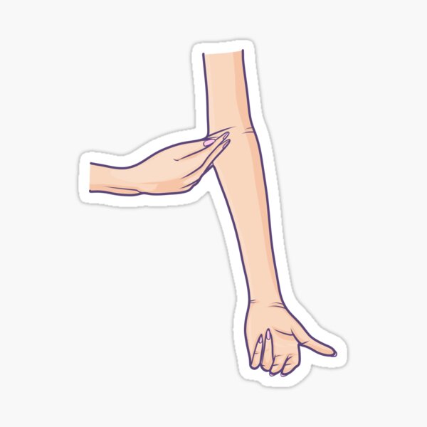 Ice In My Veins Pose Stickers | Redbubble