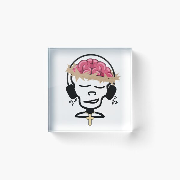 Item preview, Zombie Jesus enjoying Music with Headphones designed and sold by TheTrueOne.