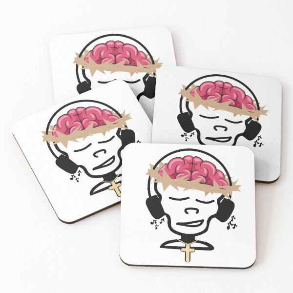 Item preview, Zombie Jesus enjoying Music with Headphones designed and sold by TheTrueOne.