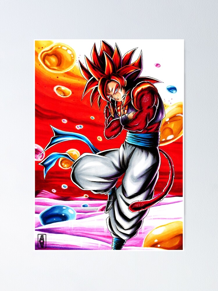 Goku Ssj4 Poster by Abyllion-art