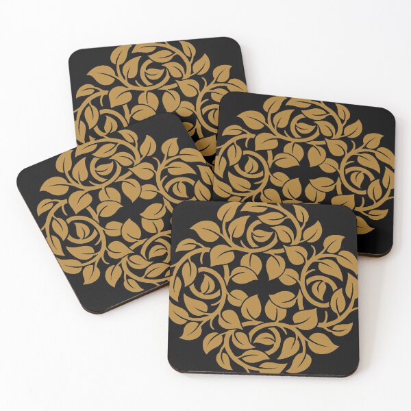 Item preview, branch gold leaves designed and sold by artomazo.